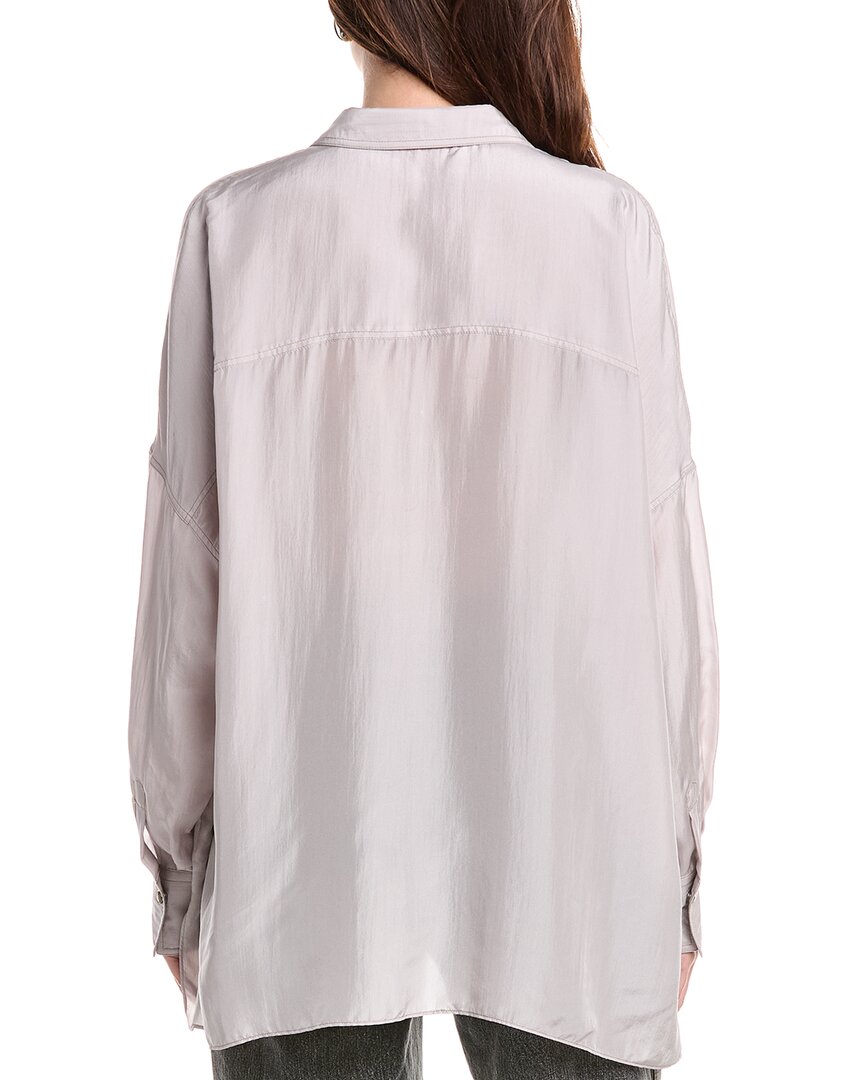 Brunello Cucinelli Womens Silk Shirt, Xxl
