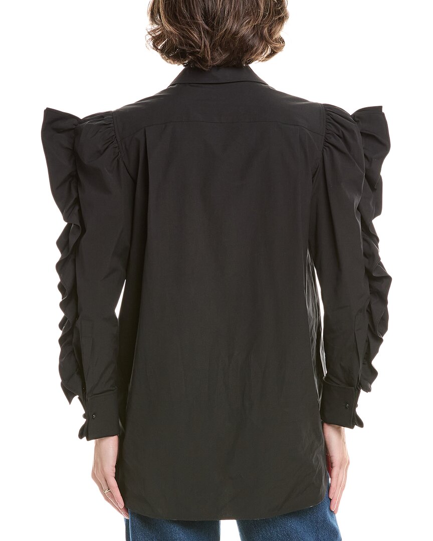 Max Mara Pleiadi Ruffle Puff Sleeve Shirt