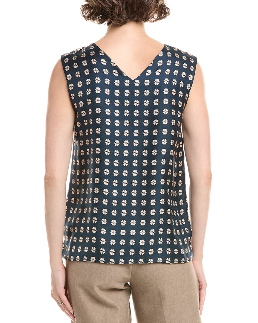 S Max Mara Timetop Reversible Silk Top