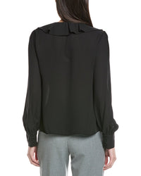 Cece Ruffle Tie V-Neck Top