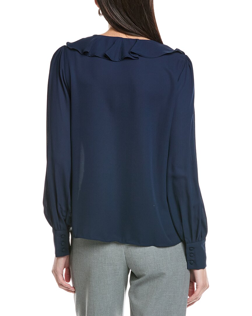 Cece Ruffle Tie V-Neck Top