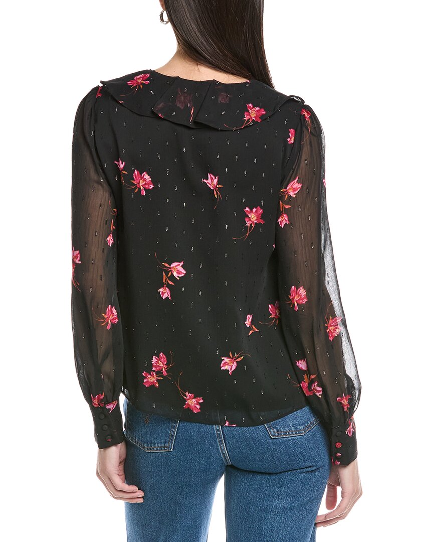 Cece Ruffle Tie V-Neck Top
