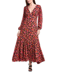 Cece Printed Maxi Dress