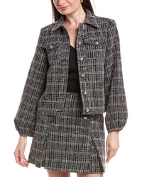 Cece Tweed Ballion Jacket