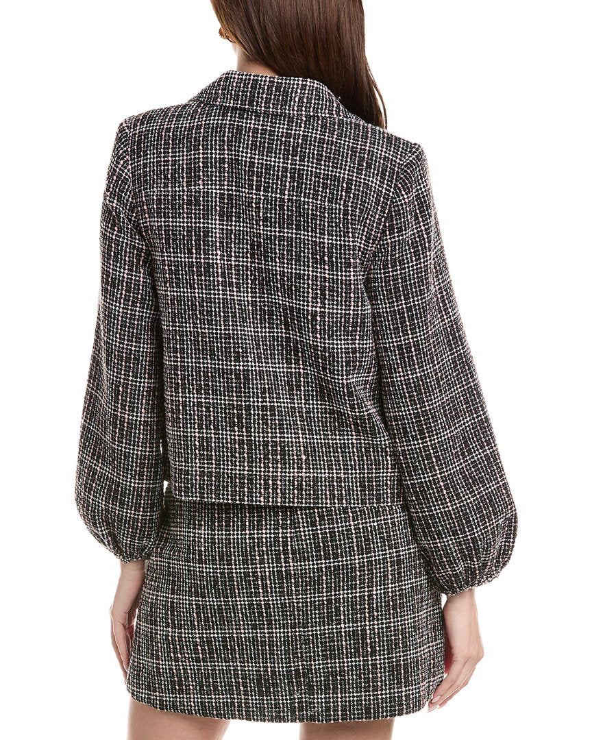 Cece Tweed Ballion Jacket