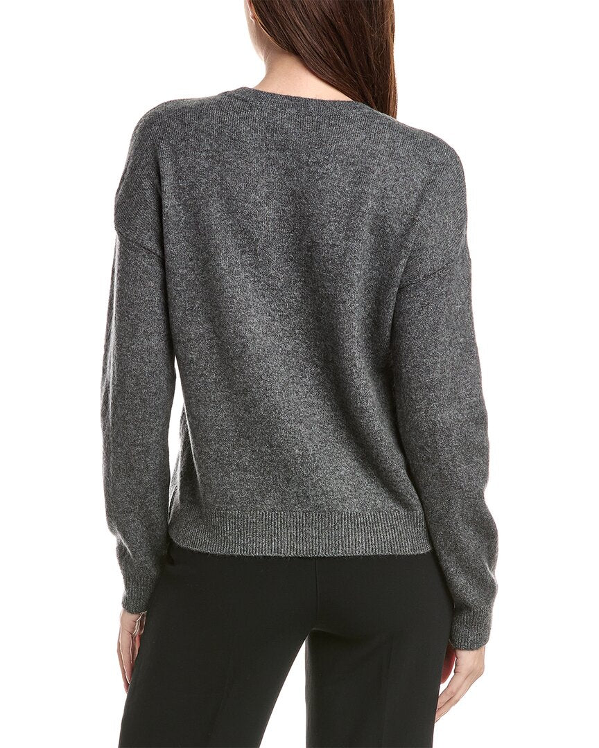 Cece Flower Applique Sweater