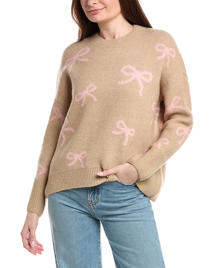 Cece Ribbon Jacquard Pullover