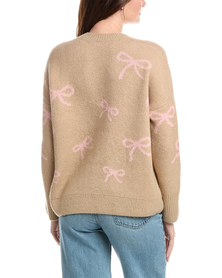 Cece Ribbon Jacquard Pullover