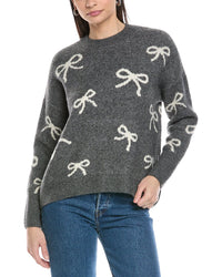 Cece Ribbon Jacquard Pullover