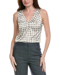 Cece Twist V-Neck Sleeveless Blouse