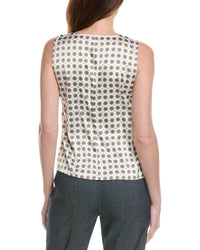 Cece Twist V-Neck Sleeveless Blouse