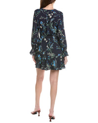 Cece Tie Waist Mini Dress