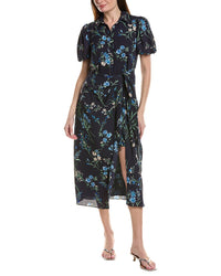Cece Wrap Midi Shirtdress