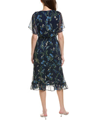 Cece Smock Tiered Midi Dress