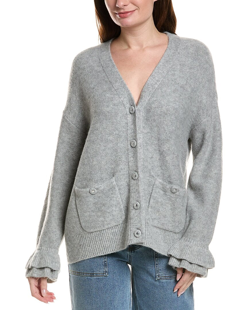 Cece Ruffle Cuff Cardigan