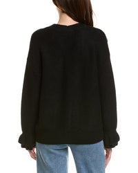 Cece Ruffle Cuff Cardigan