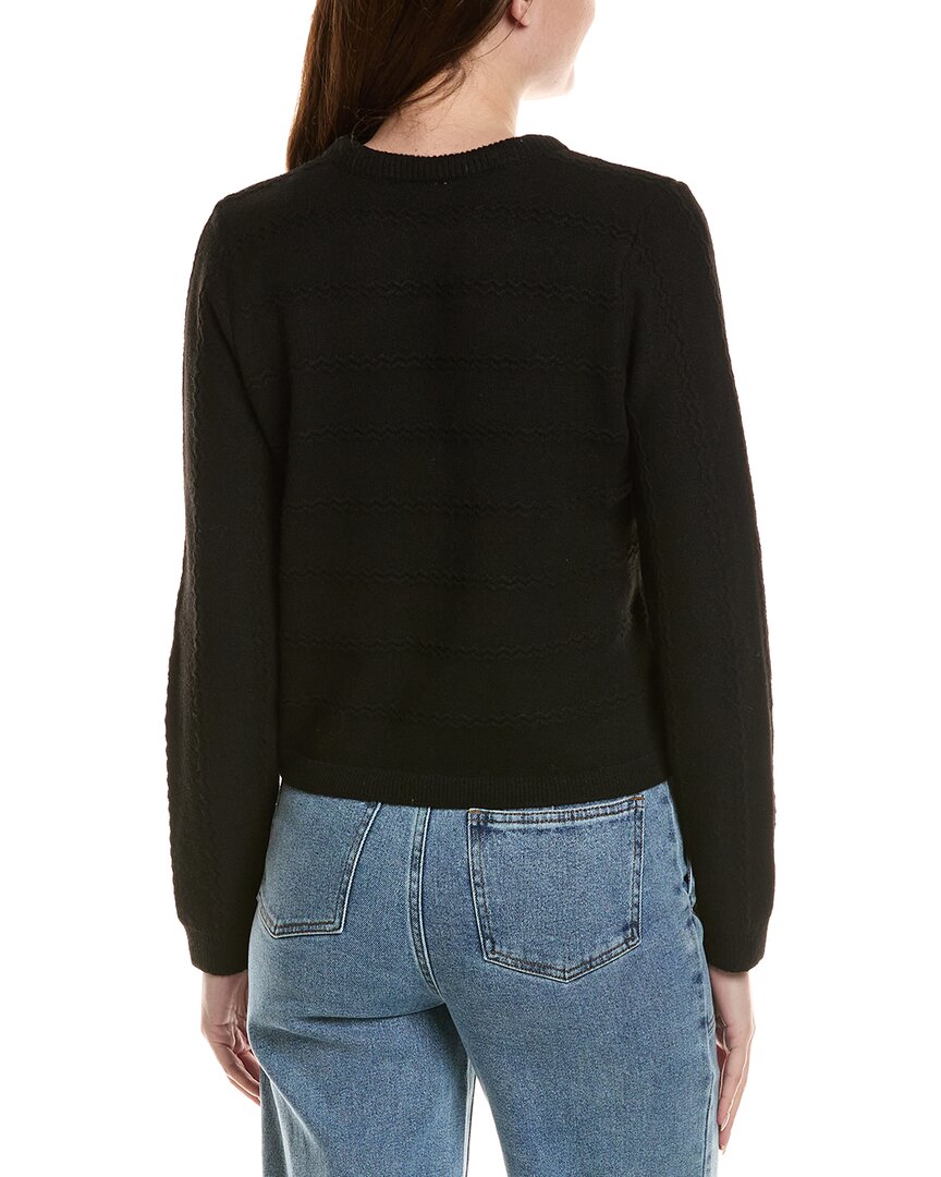 Cece Woven Tie Scarf Cardigan