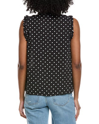 Cece V-Neck Button Down Blouse