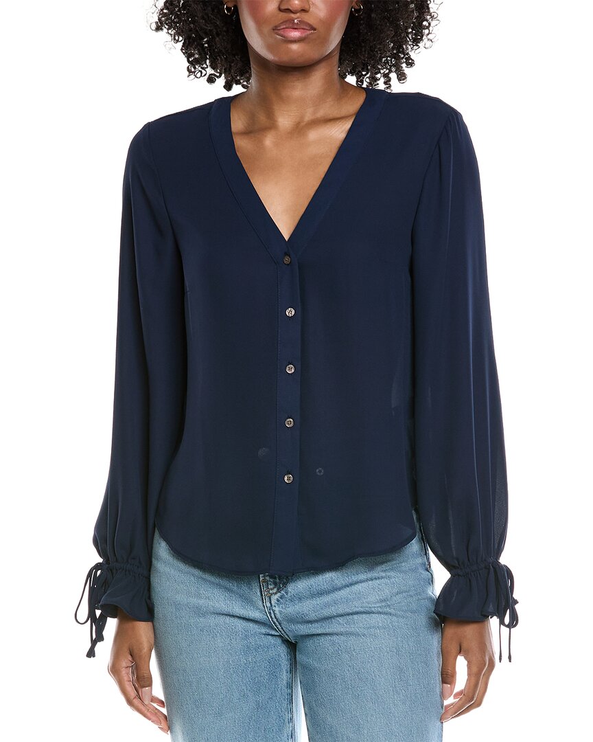 Cece V-Neck Flounce Blouse