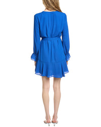 Cece V-Neck Tie Waist Dress