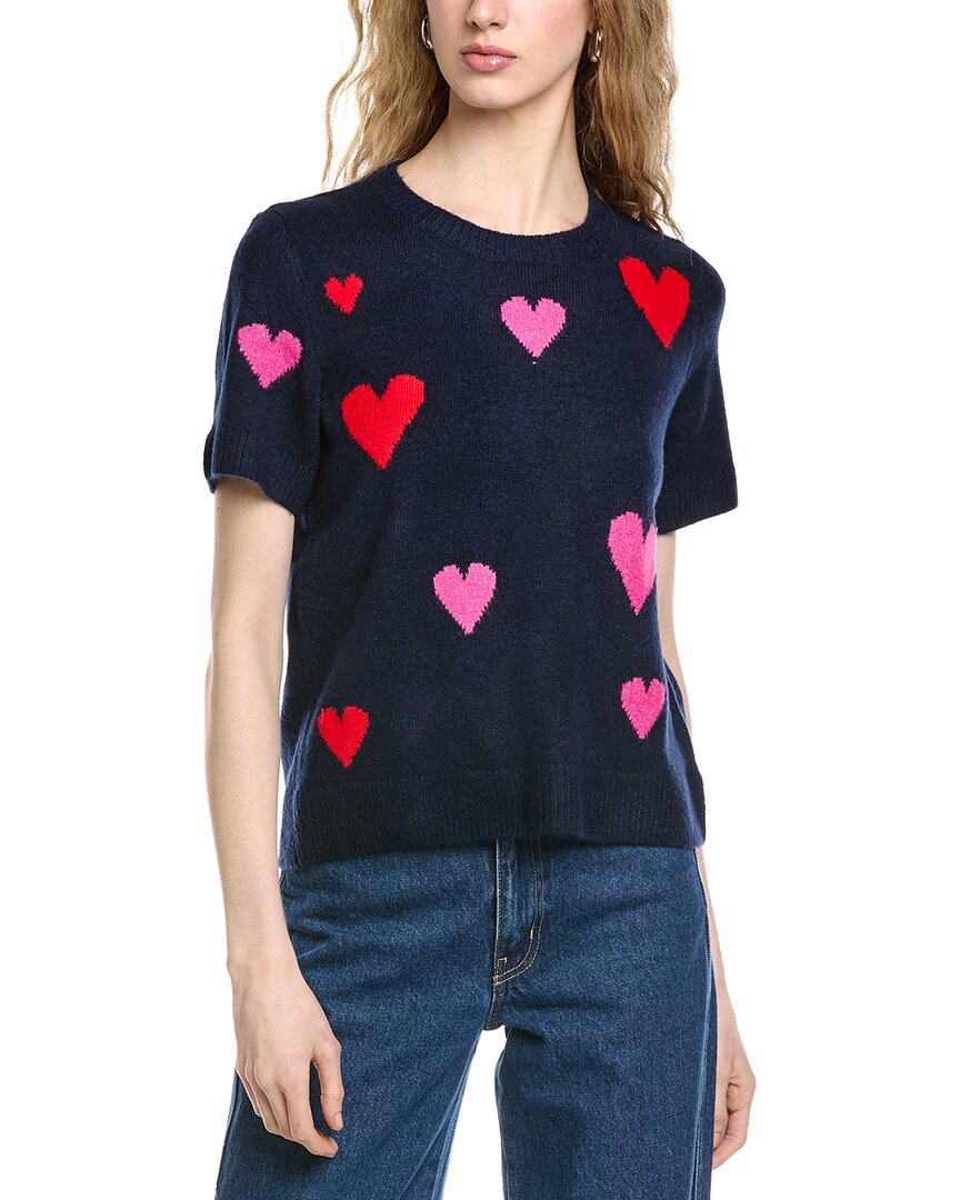 Cece All Over Heart Sweater
