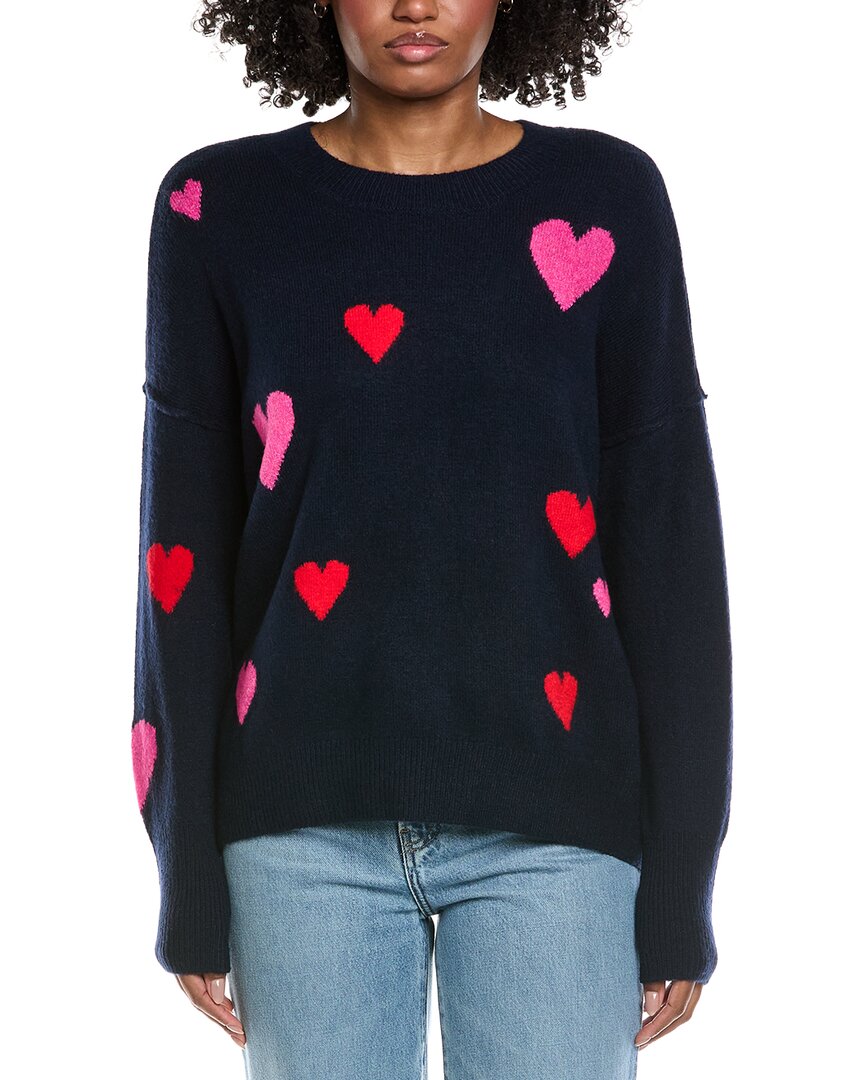 Cece Heart Pattern Sweater