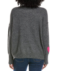 Cece Heart Pattern Sweater