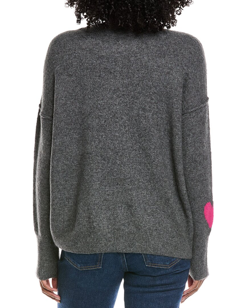 Cece Heart Pattern Sweater