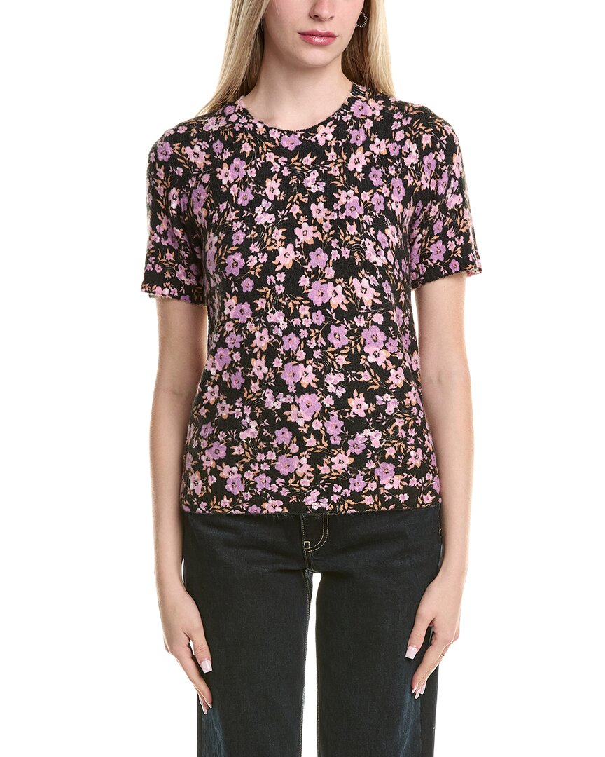 Cece Floral Print Sweater