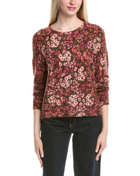 Cece Printed Pullover Sweater