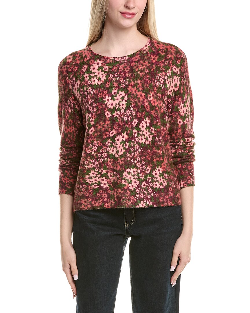 Cece Printed Pullover Sweater
