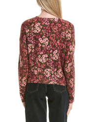 Cece Printed Pullover Sweater
