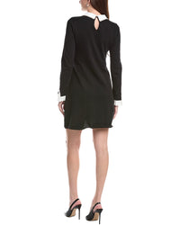 Cece Pearl Collar Sweaterdress