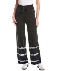 Wispr Bleach Out Silk-Blend Wide Leg Pant