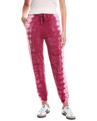 Wispr Burn Out Tie Dye Silk-Blend Jogger