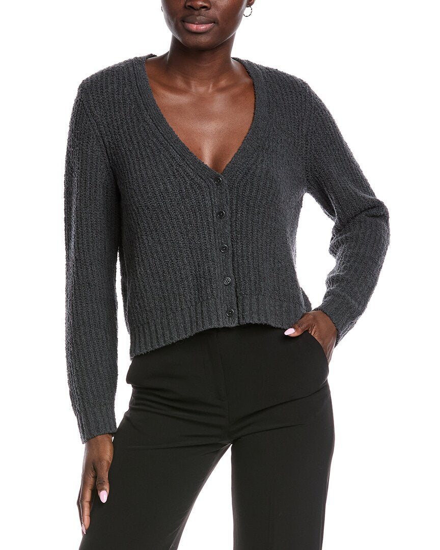 Eileen Fisher Fluff Cashmere-Blend Cardigan