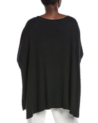 Eileen Fisher Bateau Neck Poncho