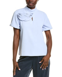 Gracia Rose Detail Puff Sleeve Top