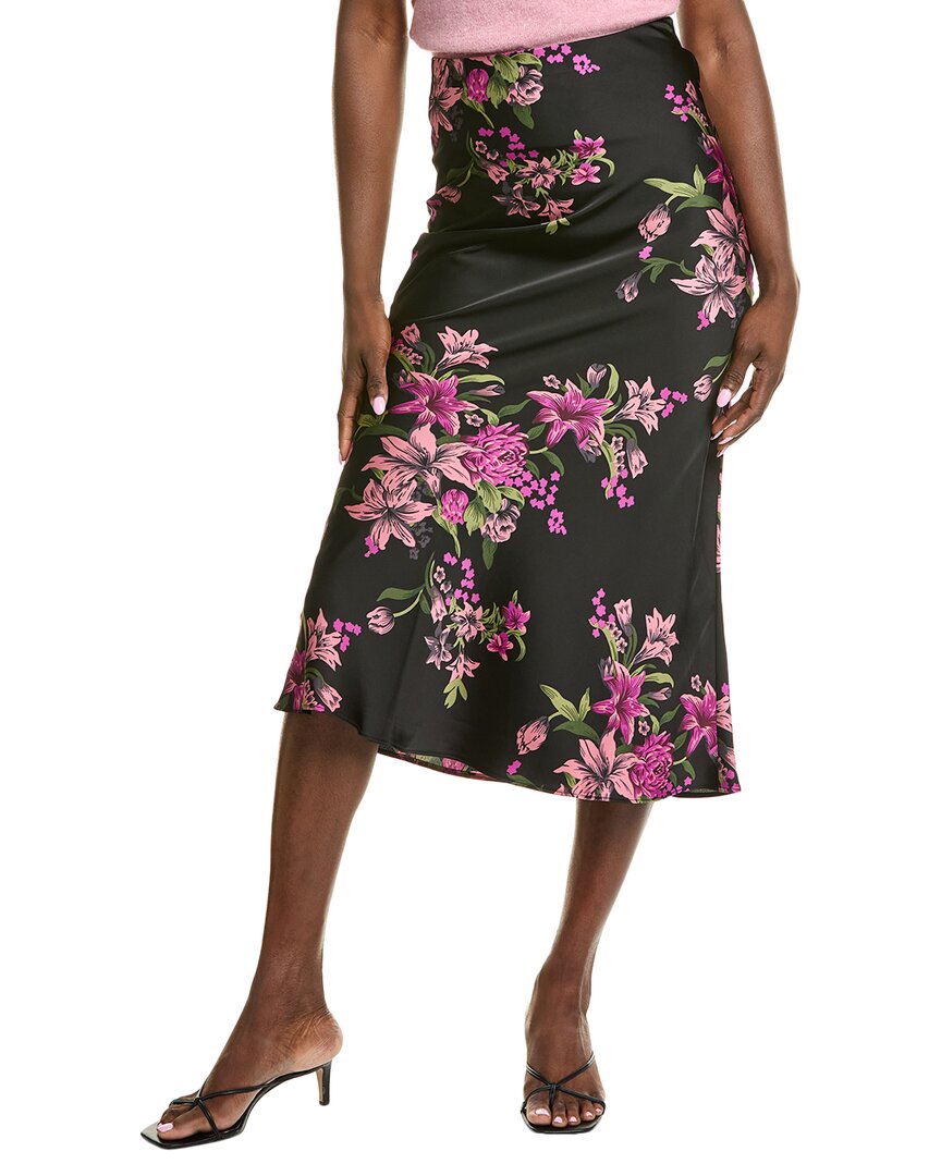 Gracia Satin Fishtail Midi Skirt