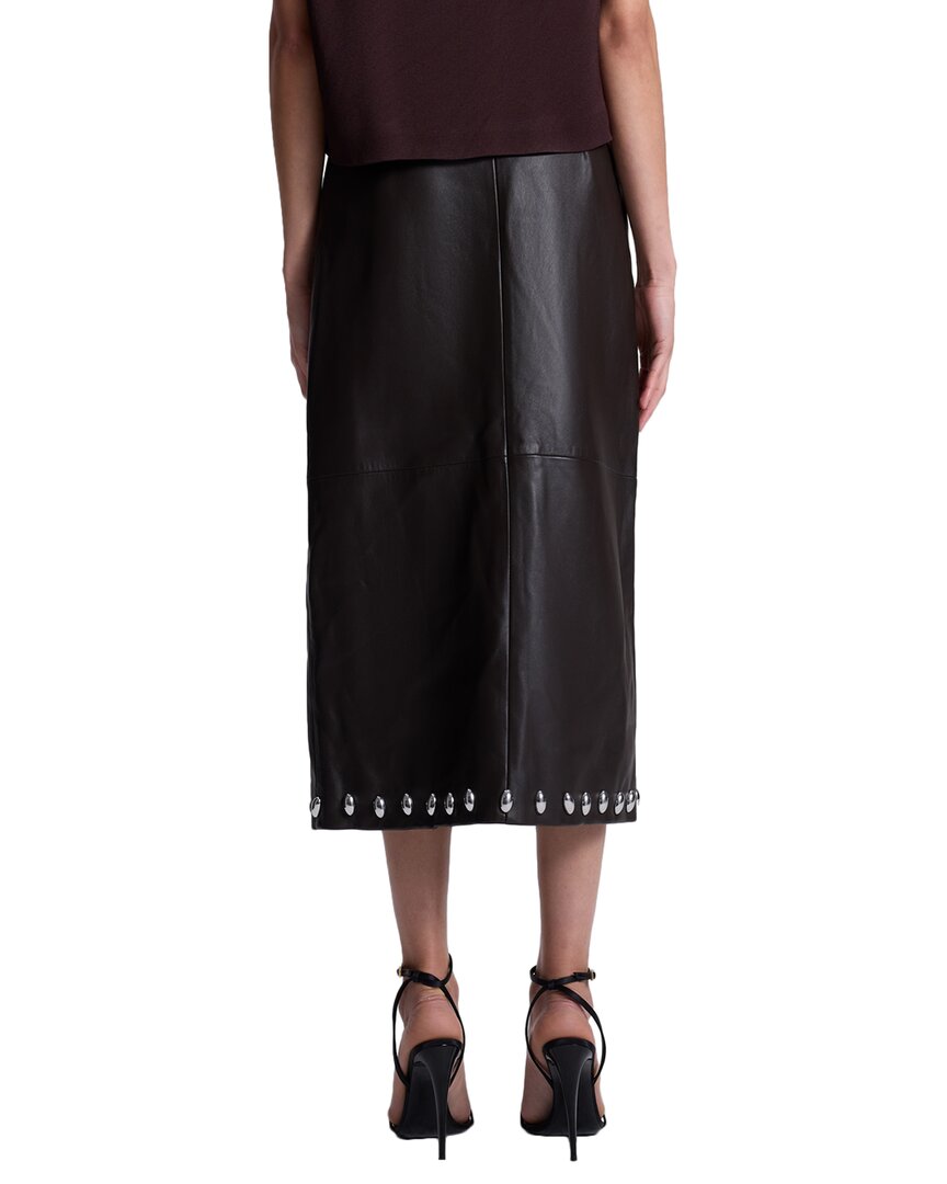 A.L.C. Naomi Leather Skirt