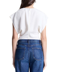 A.L.C. Fay Linen-Blend Top