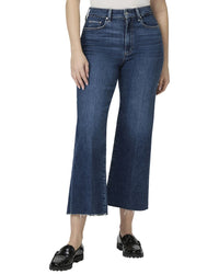 Paige Spotlight Raw Hem Vignette Jean
