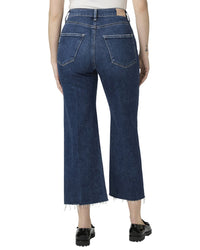 Paige Spotlight Raw Hem Vignette Jean