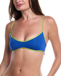 Weworewhat Scoop Neck Tie-Back Bikini Top