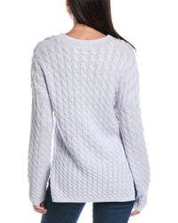 Theory Karina Cable Wool & Cashmere-Blend Sweater