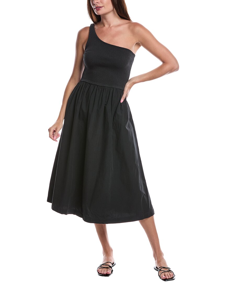 Nation LTD Nation Ltd Connie One-Shoulder Smocked Midi Dress