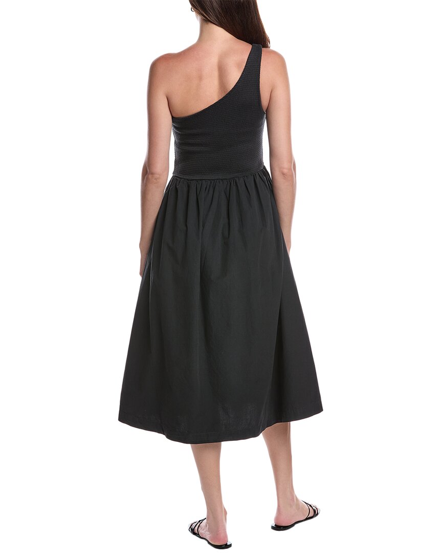 Nation LTD Nation Ltd Connie One-Shoulder Smocked Midi Dress