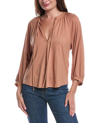 Nation Ltd Brylee Peasant Top