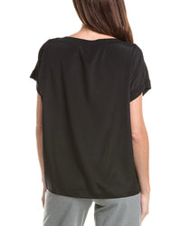 Lafayette 148 New York Knit Silk-Blend Blouse