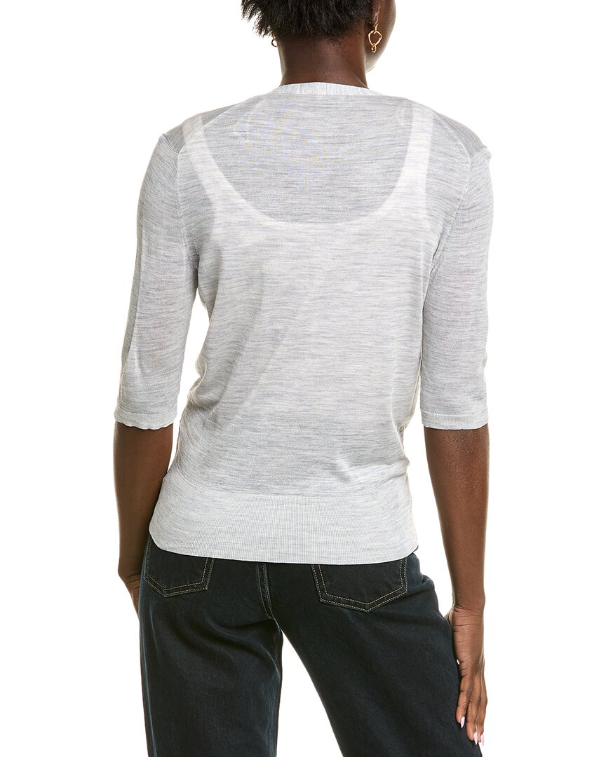 Lafayette 148 New York Wrap Silk Pullover